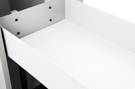 SMARTT KOSZ CARGO DO SZAFKI 50 CICHY DOMYK PEŁNE DNO WYSUW 2 POZIOMY BIAŁY