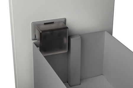 SMARTT KOSZ CARGO DO SZAFKI 20 CICHY DOMYK PEŁNE DNO WYSUW 2 POZIOMY PROWADNICE BLUM PRAWY ANTRACYT