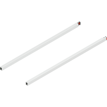 BLUM ZR4.600RS Reling podłużny MERIVOBOX, dł.=600 mm, lewy+prawy, JEDWABIŚCIE BIAŁY MAT