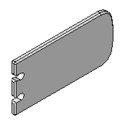 BLUM 24K7100 AVENTOS HKi Zestaw formatek, wyfrezowanych, 600x450x19 mm (w zestawie: 2 formatki MDF, 2 przekładki)