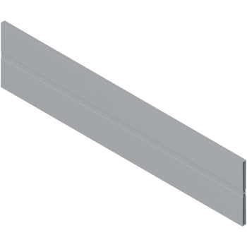 BLUM Z40L477A ORGA-LINE listwa poprzeczna do przycięcia, do szuflady z wysokim frontem TANDEMBOX, aluminium SZARY