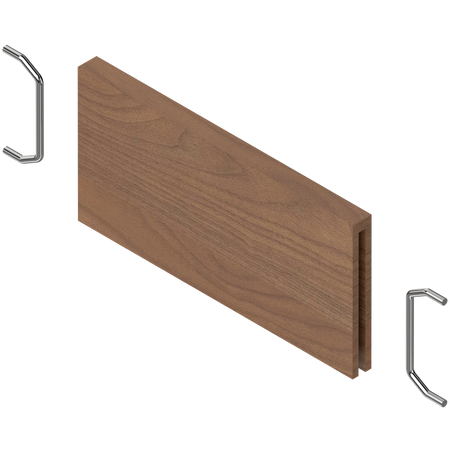 BLUM ZC7Q010SH AMBIA-LINE listwa poprzeczna, do LEGRABOX do szuflady standardowej (ZC7SXXXRH1), w opcji drewnopodobnej ORZECH TENNESSEE