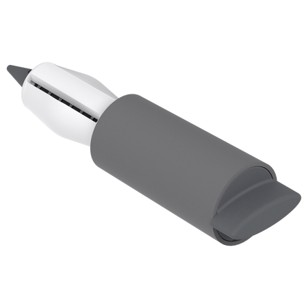 BLUM ZRU.10B1E ORGA-LINE Uchwyt relingu poprzecznego, do BOXSIDE, ze sprężyna CIEMNOSZARY