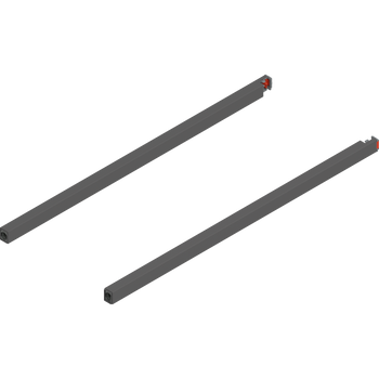 BLUM ZR4.500RS Reling podłużny MERIVOBOX, dł.=500 mm, lewy+prawy, ANTRACYT MAT