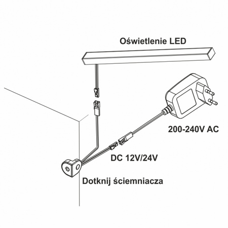 Design Light Wyłącznik dotykowy ze ściemniaczem