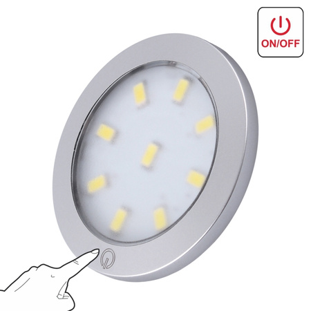 Design Light ORBIT XL MASTER 3W oprawa nawierzchniowa LED, barwa: biały ciepły, kolor oprawy: aluminium