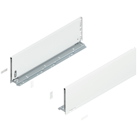 BLUM 770C5502S Bok szuflady LEGRABOX, wysokość C (177 mm), dł.=550 mm, lewy+prawy, do LEGRABOX pure BIAŁY MAT