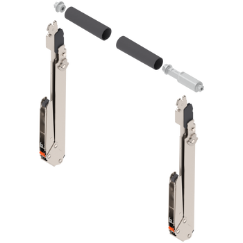 BLUM 22L3800 AVENTOS HL top do frontów nad korpusem, podnośnik (zestaw), wys. korpusu=390-540 mm, symetryczny