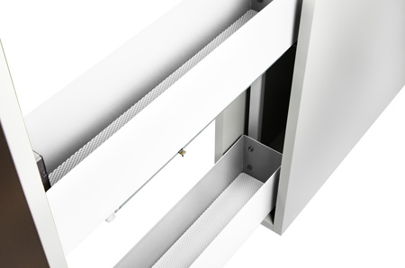 SMARTT KOSZ CARGO DO SZAFKI 15 CICHY DOMYK PEŁNE DNO WYSUW 2 POZIOMY PRAWY BIAŁYy biały