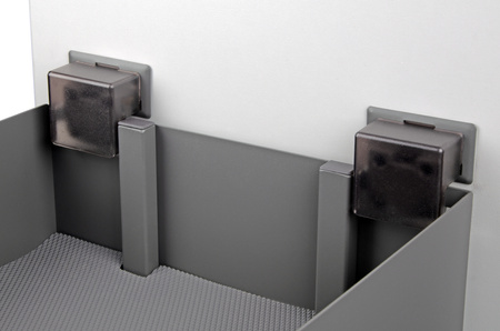 SMARTT KOSZ CARGO DO SZAFKI 30 CICHY DOMYK PEŁNE DNO WYSUW 2 POZIOMY PROWADNICE BLUM ANTRACYT