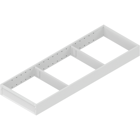 BLUM ZC7S600RS2 AMBIA-LINE ramki do szuflady standardowej, do LEGRABOX/MERIVOBOX, stal, dł.=600 mm, szerokość=200 mm BIAŁY MAT