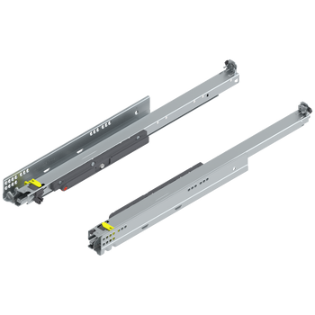 BLUM 760H6000T MOVENTO z TIP-ON, pełny wysuw, prowadnica, 40 kg, dł.=600 mm, wymaga sprzęgła, lewa+prawa