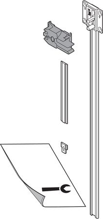 BLUM Z80S0760 CABLOXX zestaw listwy zamka do przycięcia, do wysokości korpusu 800 mm