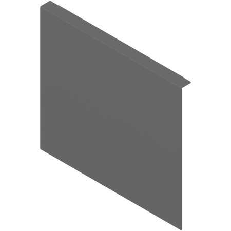 BLUM ZC7A0U0F AMBIA-LINE adapter do montażu ramy do drewnianej ścianki tylnej do szuflady z wysokim frontem, do LEGRABOX/MERIVOBOX wysokość F, stal ANTRACYT MAT