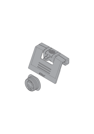 BLUM ZIF.80M7 uchwyt do szuflad wewnętrznych, do TANDEMBOX intivo/antaro