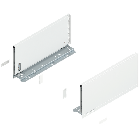 BLUM 770C3502S Bok szuflady LEGRABOX, wysokość C (177 mm), dł.=350 mm, lewy+prawy, do LEGRABOX pure BIAŁY MAT