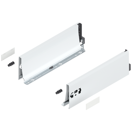 BLUM 378K3502SA Bok szuflady TANDEMBOX, wysokość K (115 mm), dł.=350 mm, lewy+prawy, do TANDEMBOX antaro, BIAŁY