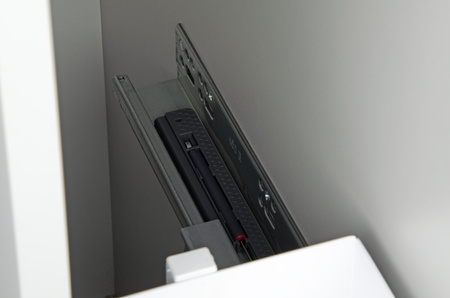 SMARTT KOSZ CARGO DO SZAFKI 20 CICHY DOMYK PEŁNE DNO WYSUW 2 POZIOMY PROWADNICE BLUM PRAWY BIAŁY