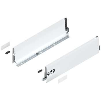 BLUM 378K4502SA Bok szuflady TANDEMBOX, wys. K (115 mm), dł.=450 mm, lewy+prawy, do TANDEMBOX antaro BIAŁY