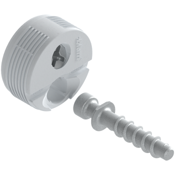 BLUM 42.0700.01V-DUE obudowa na wcisk z wkrętem centrycznym na froncie, BIAŁY