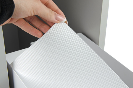 SMARTT KOSZ CARGO DO SZAFKI 25 CICHY DOMYK PEŁNE DNO WYSUW 2 POZIOMY PROWADNICE BIAŁY