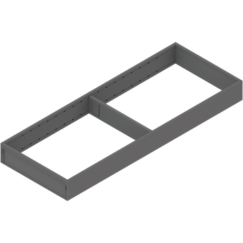 BLUM ZC7S550 RS2 AMBIA-LINE ramki do szuflady standardowej, do LEGRABOX/MERIVOBOX, stal, dł.=550 mm, szerokość=200 mm ANTRACYT MAT