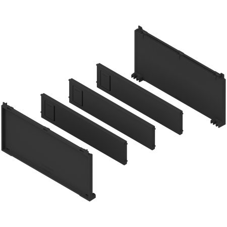 BLUM ZC7B0200S AMBIA-LINE zestaw na butelki, do LEGRABOX/MERIVOBOX CZARNY MAT