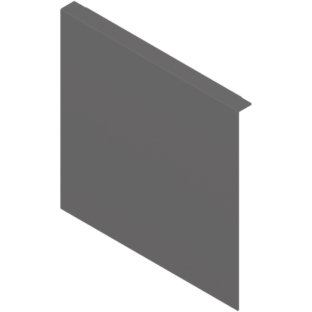 BLUM ZC7A0P0F AMBIA-LINE adapter do montażu ramy do drewnianej ścianki tylnej do szuflady z wysokim frontem, do LEGRABOX/MERIVOBOX wysokość F, stal ANTRACYT MAT