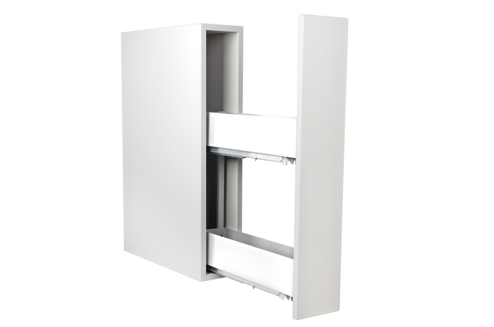 SMARTT KOSZ CARGO DO SZAFKI 15 CICHY DOMYK PEŁNE DNO WYSUW 2 POZIOMY PROWADNICE BLUM LEWY BIAŁY pol_pl_SMARTT-CARGO-BLUM-SMALL-L-150-lewy-bialy-2961_2