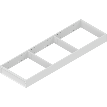 BLUM ZC7S650RS2 AMBIA-LINE ramki do szuflady standardowej, do LEGRABOX/MERIVOBOX, stal, dł.=650 mm, szerokość=200 mm BIAŁY MAT