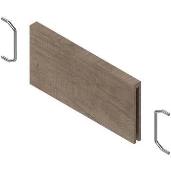 BLUM ZC7Q010SH AMBIA-LINE listwa poprzeczna, do LEGRABOX/MERIVOBOX do szuflady standardowej (ZC7SXXXRH1), w opcji drewnopodobnej DĄB NEBRASKA