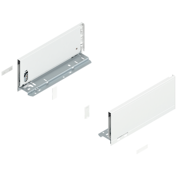BLUM 770K3002 Bok szuflady LEGRABOX, wysokość K (128.5 mm), dł.=300 mm, lewy+prawy, do LEGRABOX pure BIAŁY MAT