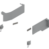 BLUM 23K8000 Front uchylny AVENTOS HK top, zestaw zaślepek (włącznie z Włącznik wpuszczany, w kpl.), lewa/prawa, do SERVO-DRIVE JASNOSZARY