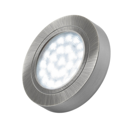 Design Light OVAL dystans 2W oprawa podszafkowa LED, barwa: biały zimny, kolor oprawy: stal drapana