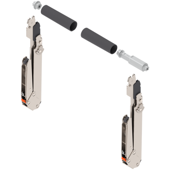 BLUM 22L3500 AVENTOS HL top do frontów nad korpusem, podnośnik (zestaw), wys. korpusu=340-390 mm, symetryczny