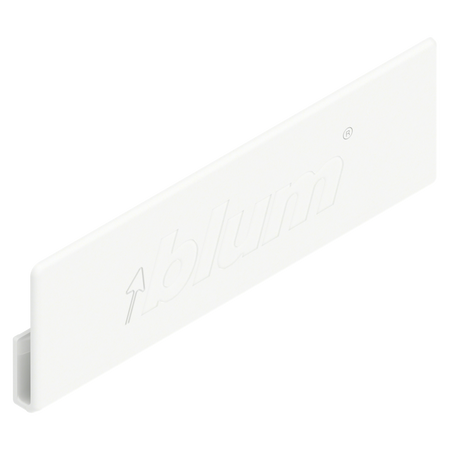 BLUM ABD.1000.BTABD V1000SW-M Zaślepka AVENTOS HK top / Zaślepka do MERIVOBOX, symetryczna, pogłębiony (blum), JEDWABIŚCIE BIAŁY MAT