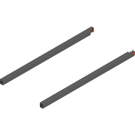 BLUM ZR4.450RS Reling podłużny MERIVOBOX, dł.=450 mm, lewy+prawy, ANTRACYT MAT