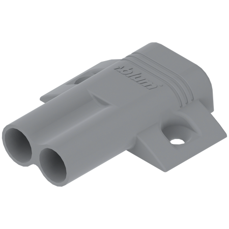 BLUM 970.2501 Adapter podwójny BLUMOTION, krzyżakowy (37/32), tworzywo SZARY