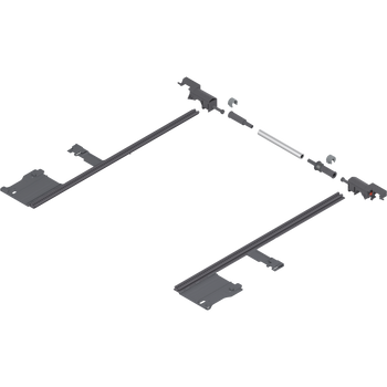 BLUM ZS7M400MU MOVENTO Stabilizacja boczna, dł.=400 mm, KB=1400 mm, pełen wysuw, do przycięcia