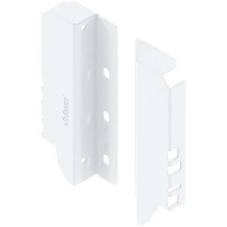 BLUM Z30B000S.04HO-RW MP SEIW Uchwyt drewnianej ścianki tylnej TANDEMBOX, wys. B (160 mm), prawy+lewy BIAŁY