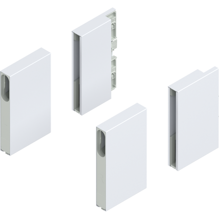 BLUM ZL4M00808 MERIVOBOX BOXCOVER, wysokość E, przedni+tylny, lewa+prawa, JEDWABIŚCIE BIAŁY MAT