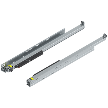 BLUM 766H7000T MOVENTO z TIP-ON, pełny wysuw, prowadnica, 60 kg, dł.=700 mm, wymaga sprzęgła, lewa+prawa