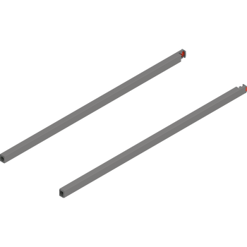 BLUM ZR4.600RS Reling podłużny MERIVOBOX, dł.=600 mm, lewy+prawy, SZARY INDIUM MAT