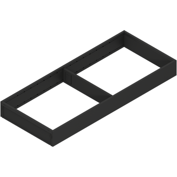 BLUM ZC7S500RS2 AMBIA-LINE ramki do szuflady standardowej, LEGRABOX/MERIVOBOX, stal, dł.=500 mm, szerokość=200 mm CZARNY MAT