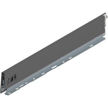 BLUM 470M5002S Bok MERIVOBOX, wysokość M (91 mm), dł.=500 mm, lewy, ANTRACYT MAT