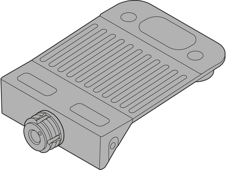 BLUM Z96.00T1 Stabilizacja frontu/dna LEGRABOX, EXPANDO T SZARA