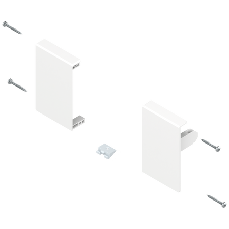BLUM ZIF.71M0 Mocowanie frontu TANDEMBOX , wys. M, do szuflady wewnętrznej, lewe+prawe, do TANDEMBOX antaro BIAŁY