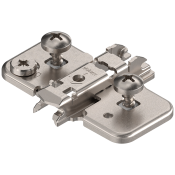 BLUM 174H710ZE CLIP prowadnik, krzyżakowy, 0 mm, Stal, EXPANDO do drzwi nakładanych bliźniaczo, RW: mimośród