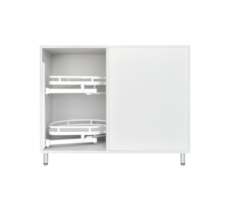 SMARTT KOSZ CORNER CARGO NERKA 1000 DO SZAFKI NAROŻNEJ LEWY BIAŁY