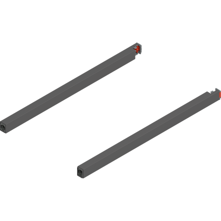 BLUM ZR4.350RS Reling podłużny MERIVOBOX, dł.=350 mm, lewy+prawy, ANTRACYT MAT